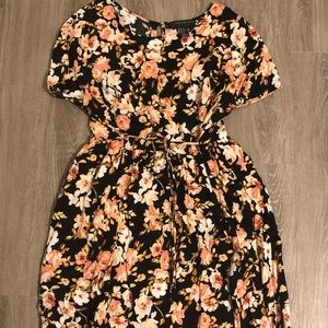 Black Floral Dress